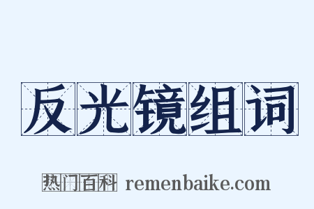 反光镜组词是什么意思的图片